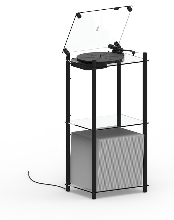 Transparent Turntable Table Stand