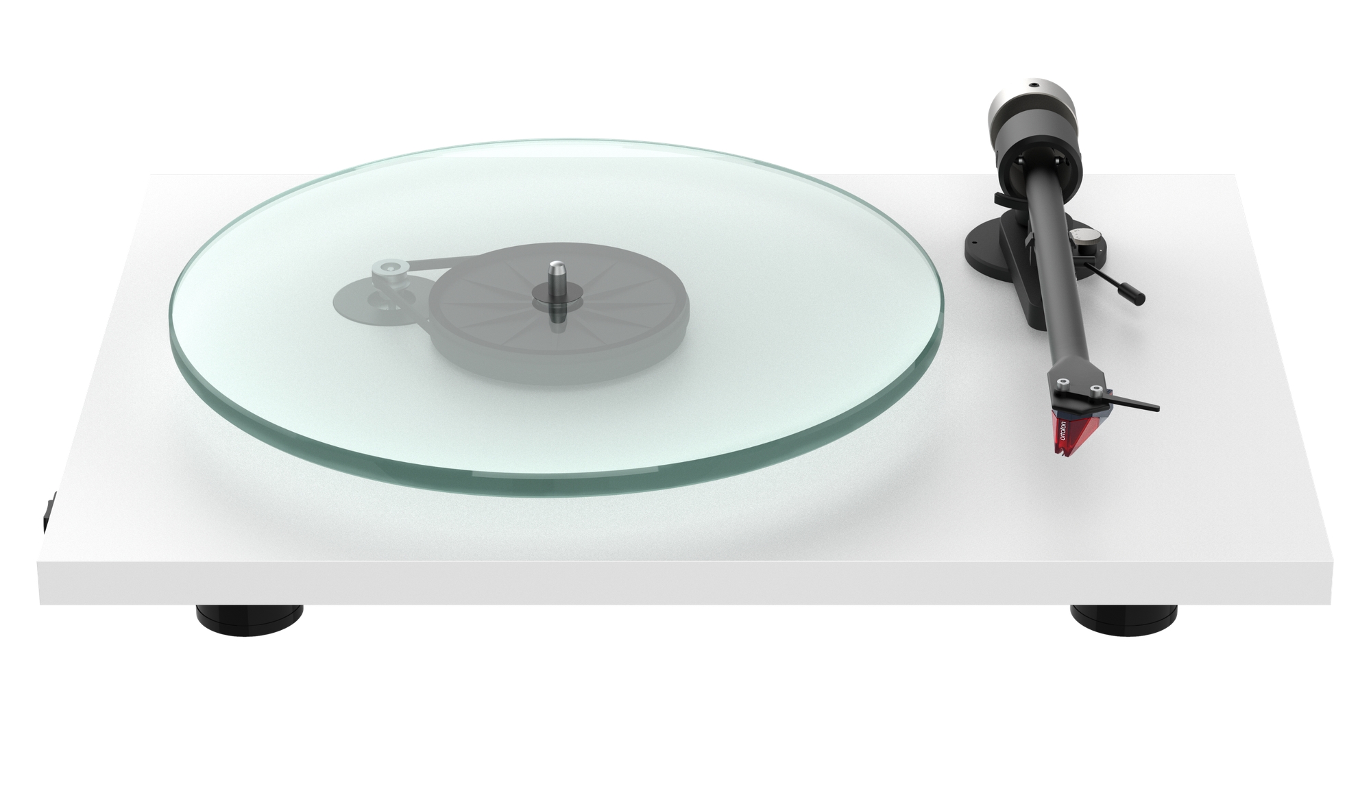 Pro-Ject T2 Turntable with Ortofon 2M Red Cartridge - Satin White