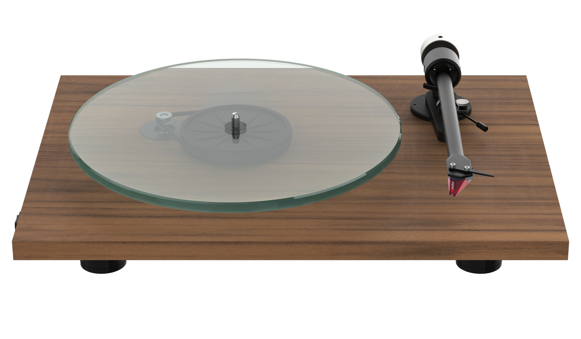Pro-Ject T2 Turntable with Ortofon 2M Red Cartridge - Walnut